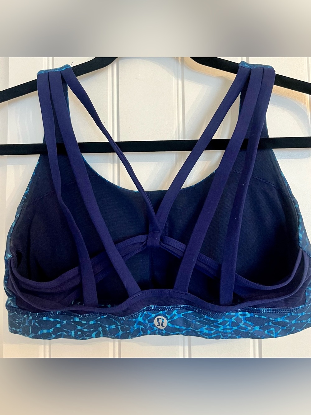 lululemon athletica Navy Strappy Sports Bra - Size 8